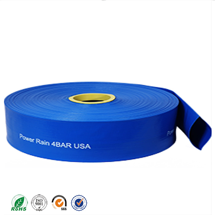 plastic lay flat water hose with all color cheap price